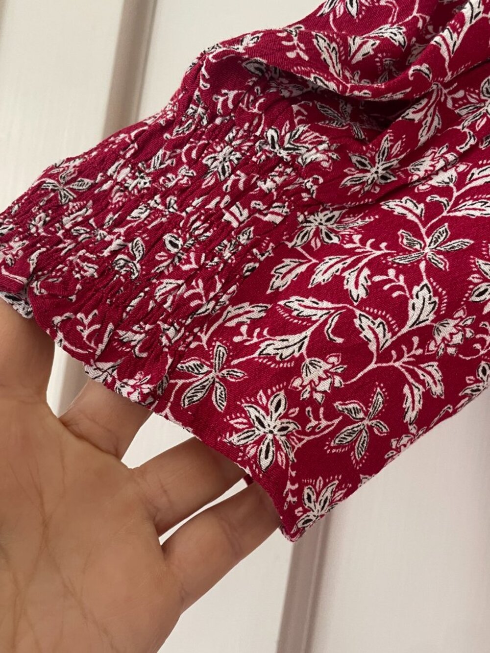 Madewell Floral Puff Sleeve Mini Dress Size 2, NWT - Picture 8 of 9
